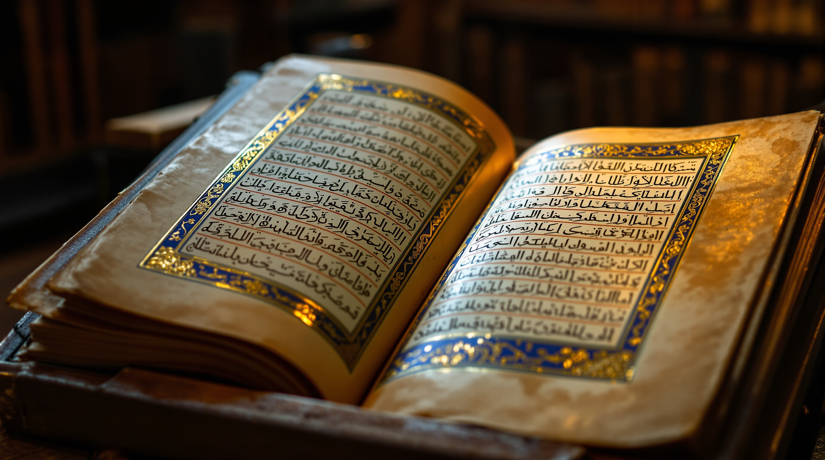 Islamic manuscript with Arabic calligraphy